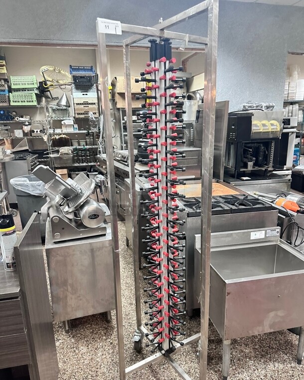Plate Mate PM84-120 Mobile Plate Rack Holds 84 Plates  - Image 2 of 8