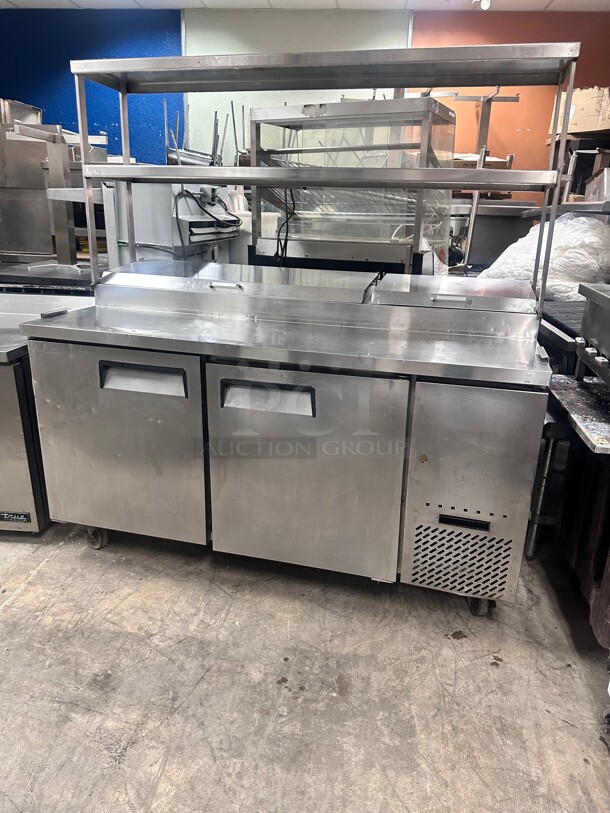 Migali C-PP67-HC 67" Competitor Series® Pizza Prep Table w/ Refrigerated Base, 115v Tested and Working - Image 1 of 6