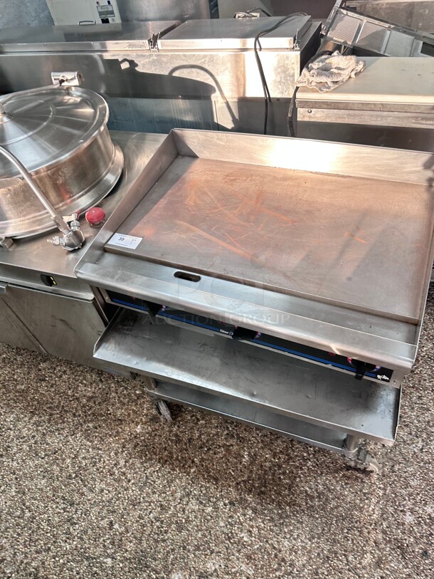 Certified Working! Star Max Commercial 36 inch Electric Heavy Duty Flat Grill Griddle NSF With 1 Inch Steel Top 220 Volt   - Image 3 of 7