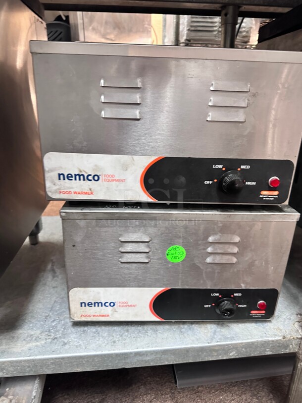 Nemco 6055A-CW Countertop Food Warmer - Wet w/ (1) Full Size Pan Wells, 120v