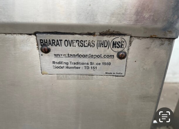 Bharat TD 151 Commercial Restaurant Tandoori Oven – Clay Oven – Indian Restaurant Equipment Gas NSF - Image 4 of 8