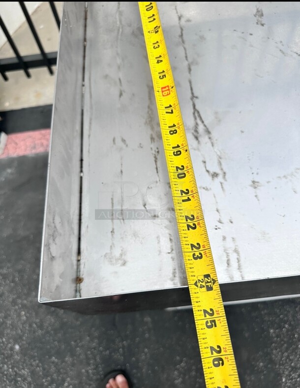 Commercial 72 Inch Stainless Steel Table NSF - Image 6 of 8