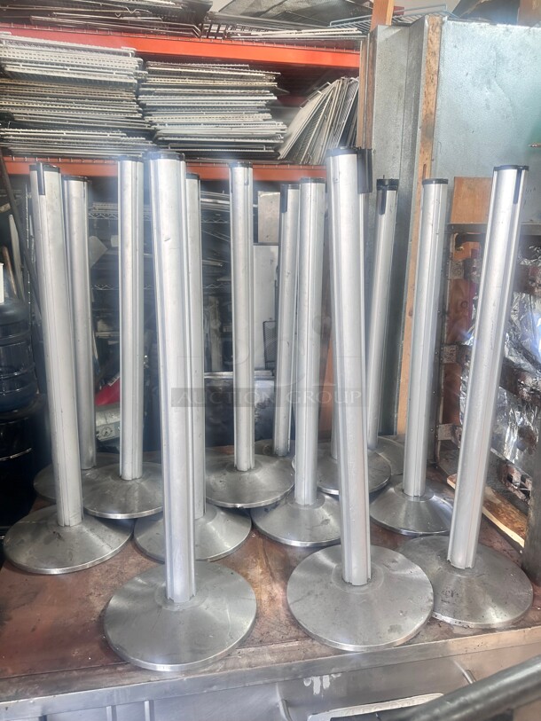 Beltrac  Retractable Belt Stanchions - Silver  - Image 3 of 7