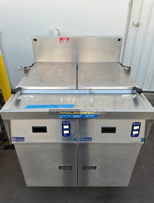 Pitco SRTE 33 Gallon Electric Two Section Commercial Rethermalizer 208V, 3 Phase Tested and Working! - Image 1 of 4