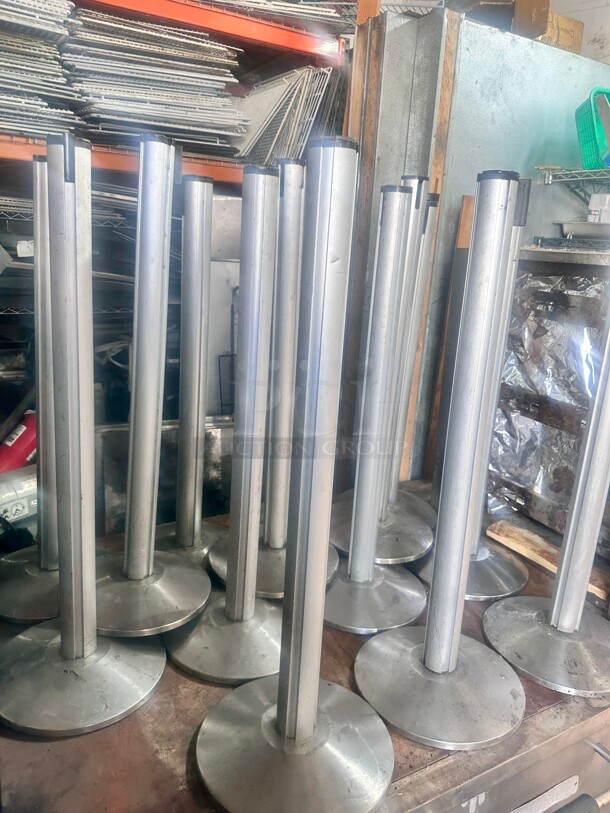 Beltrac  Retractable Belt Stanchions - Silver  - Image 7 of 7