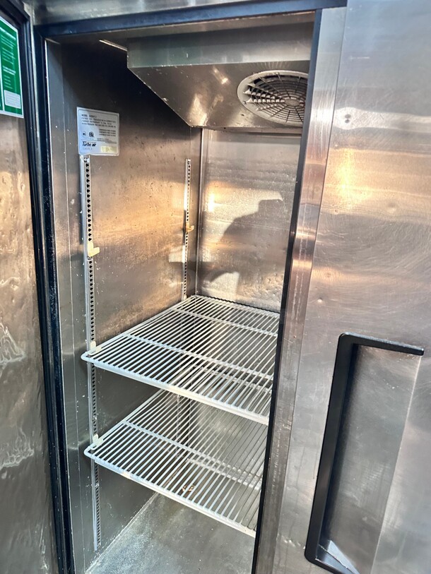 Turbo Air M3R47-2 M3 Series 52 inch Solid Door Stainless Steel Reach-In Refrigerator 115 Volt - Image 6 of 7