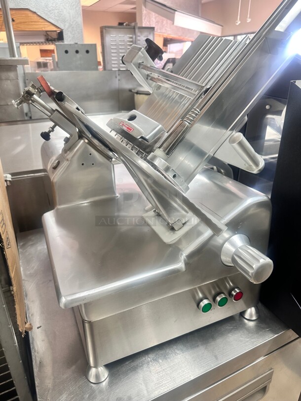 Commercial Heavy Duty Meat Cheese Slicer 115 Volt Not Sure Of Functionality - Image 7 of 7