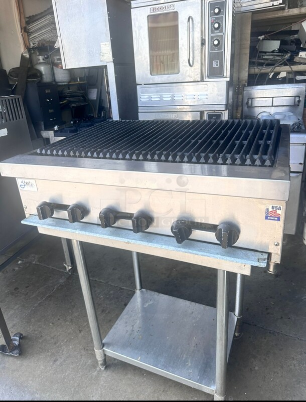 Excellent Stratus 36 inch Radiant Char Broiler Grill Gas SRB-36  - Image 5 of 8