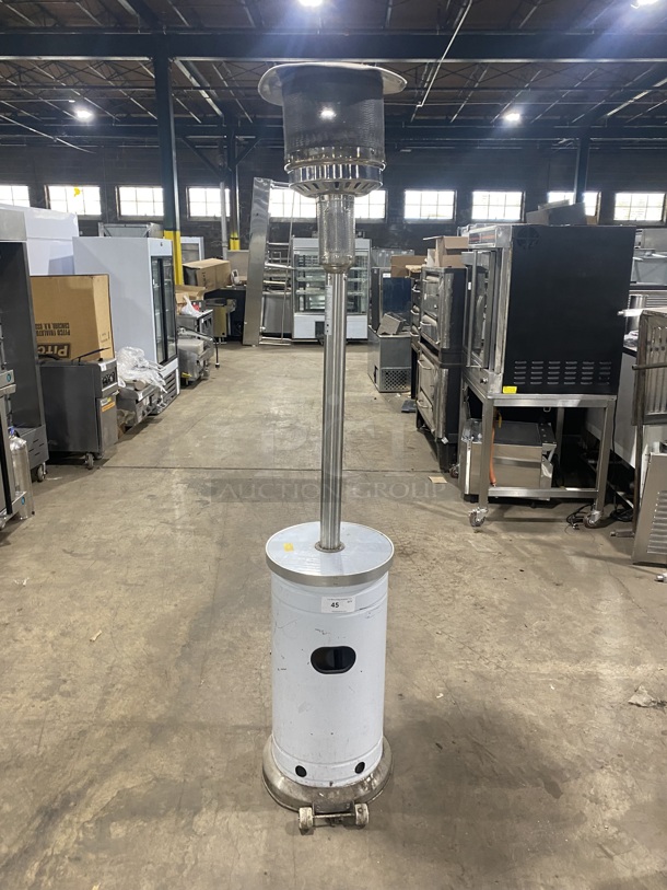 Stainless Steel Floor Standing Liquid Propane Patio Heater! Model NCZH-G-KMZMSS  - Image 1 of 5