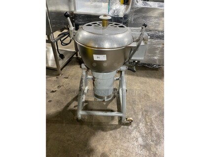  Hobart Heavy Duty Commercial VCM! Vertical Chopper/Cutter/Mincer! Model VCM40 Serial U7617850! 208V 3 Phase! Working When Removed!