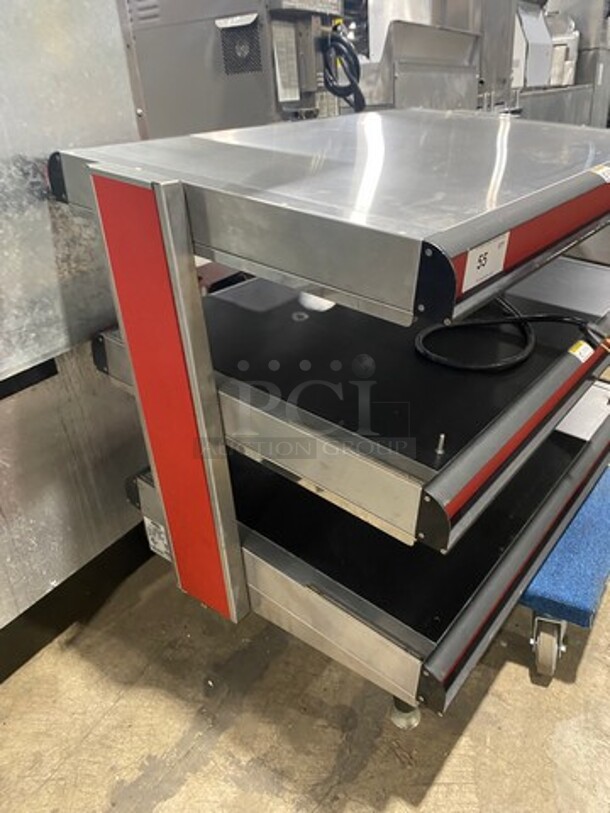 WOW! APW Wyott Commercial Countertop Heated Shelf Merchandiser! On Legs! Model: DMXD42S SN: 380821208002 120V 60HZ 1 Phase - Image 2 of 7
