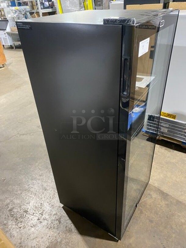 NEW! OUT OF THE BOX! SCRATCH-N-DENT! Whynter Single Door Wine Bottle Cooler/Chiller! With View Through Door! With Racks! Model: FWC1201BB 115V - Image 2 of 11