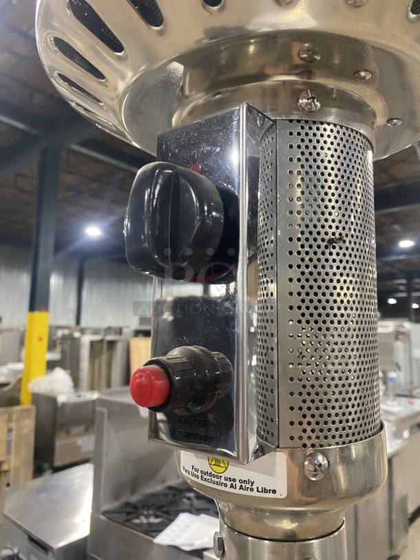 Stainless Steel Floor Standing Liquid Propane Patio Heater! Model NCZH-G-KMZMSS  - Image 3 of 5