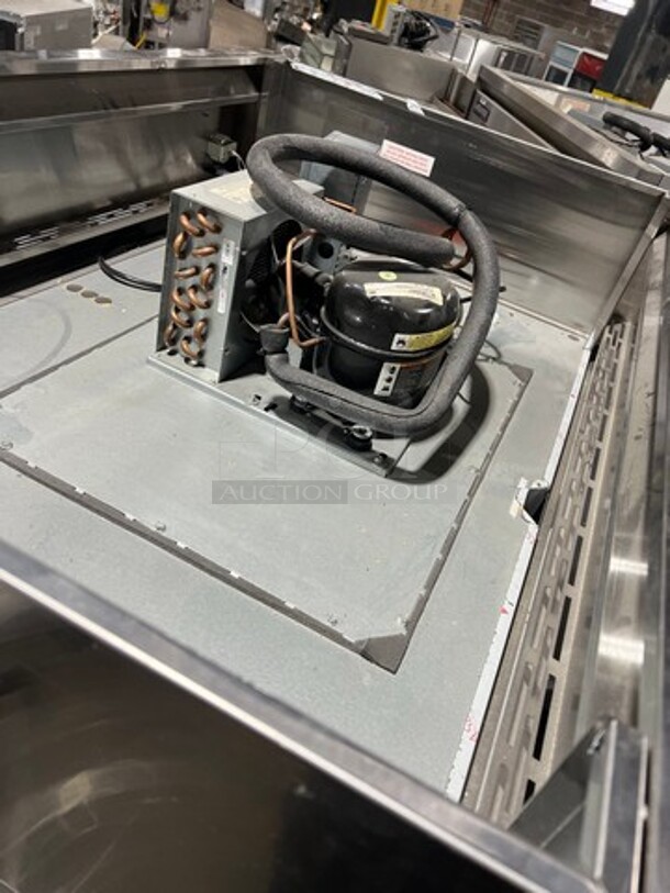 Continental Commercial 2 Door Reach In Cooler! With Poly Coated Racks! All Stainless Steel! On Casters! Model: 2RSA SN: 15196927 115V 60HZ 1 Phase - Image 9 of 12