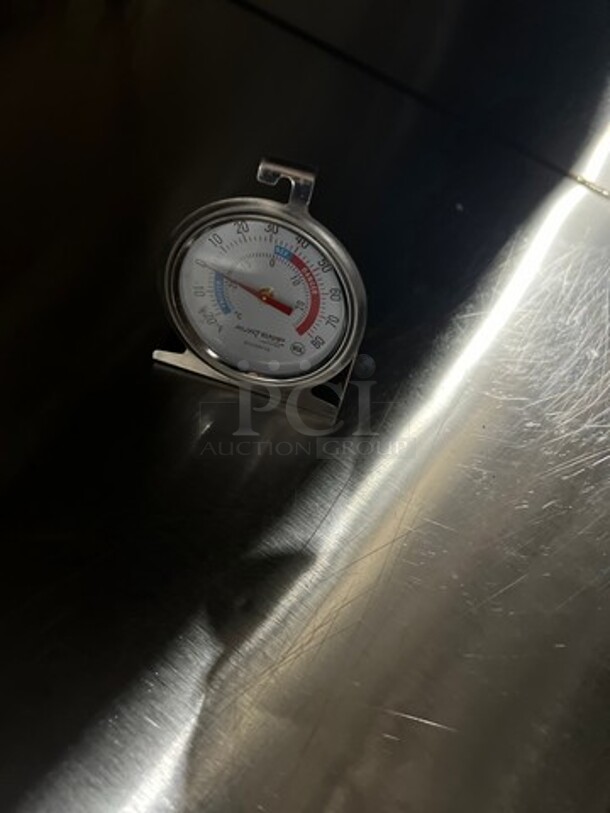 NICE LATE MODEL! Solid Stainless Steel Mobile Ice Cream Cart! On Casters! WORKING WHEN REMOVED! - Image 10 of 10