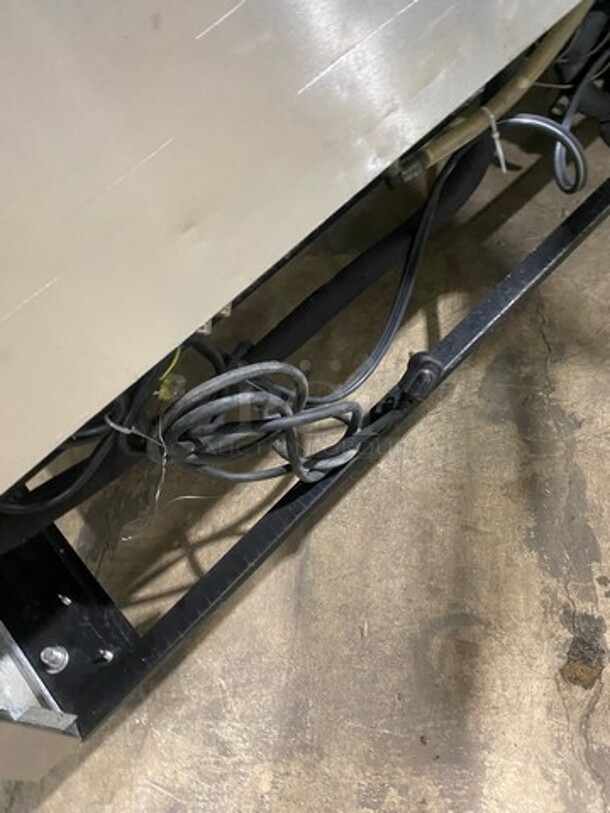 True Commercial 3 Door Refrigerated Lowboy/Worktop Cooler! With Backsplash! All Stainless Steel! On Casters! Model: TWT72 SN: 8048958 115V 60HZ 1 Phase - Image 9 of 9