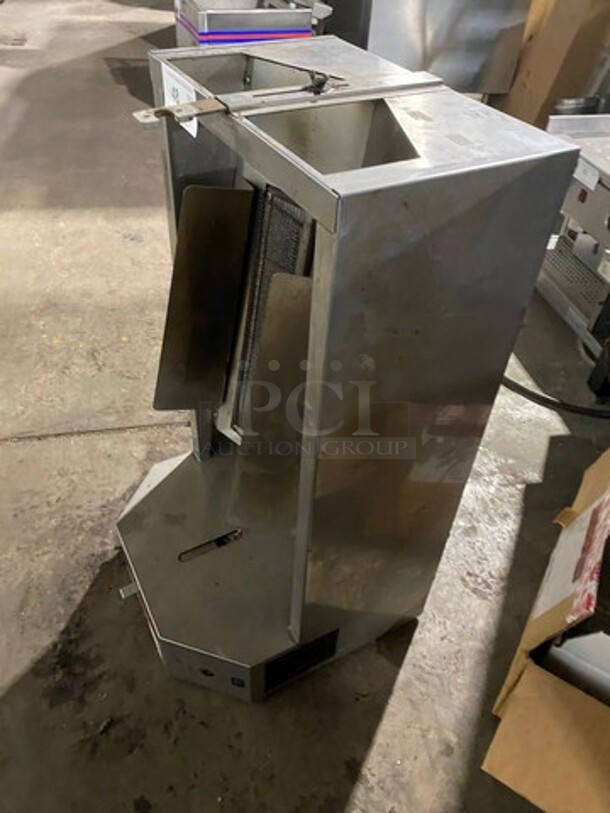 Auto Doner Commercial Countertop Natural Gas Powered Vertical Broiler Gyro Machine! All Stainless Steel! Model: 3PG SN: 23166D - Image 2 of 8