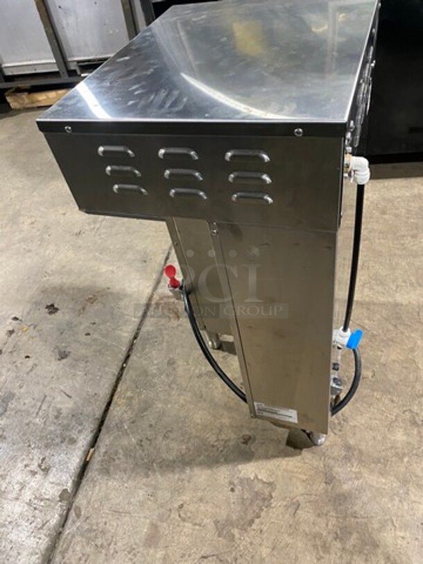 Curtis Commercial Countertop Dual Coffee Brewing Machine! With Hot Water Dispenser! All Stainless Steel! On Small Legs! Model: FBTP2T10A3100 SN: 13110289 220V 60HZ 1 Phase - Image 3 of 8
