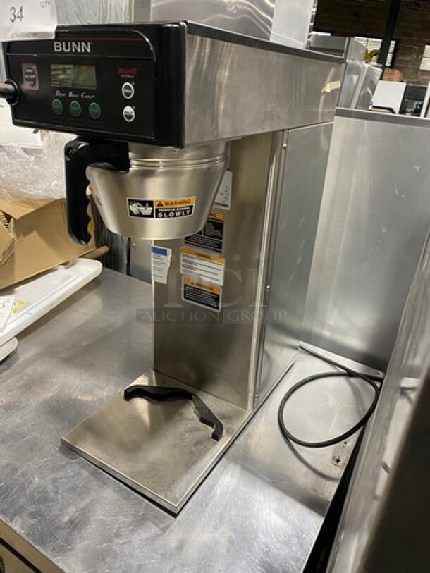 Bunn Commercial Countertop Coffee Brewing Machine! With Hot Water Dispenser! All Stainless Steel! Model: ICBDV SN: ICB0026445 120V 60HZ 1 Phase - Image 2 of 10