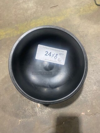 Black Poly Bowls! 8x Your Bid!