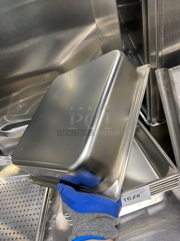 NEW! Commercial Steam Table/ Prep Table Food Pans! All Stainless Steel! 4x Your Bid! - Image 7 of 7