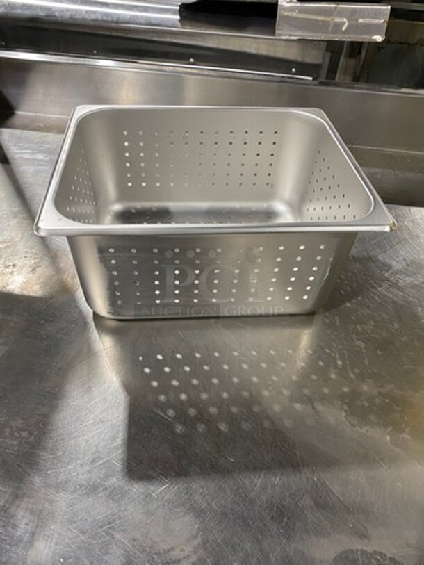 NEW! Winco Half Sized Perforated Pans! 4x Your Bid! - Image 2 of 7