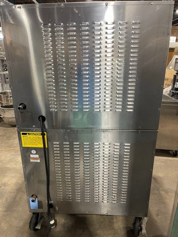 Vulcan Commercial Natural Gas Powered Double Deck Convection Oven! With View Through Doors! Metal Oven Racks! All Stainless Steel! On Casters! 2x Your Bid Makes One Unit! WORKING WHEN REMOVED! - Image 6 of 8