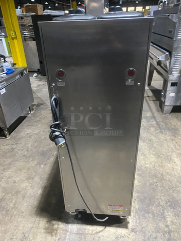 NICE! Stoelting Commercial Air Cooled 2 Flavor Soft Serve Ice Cream/Yogurt Machine! All Stainless Steel! On Casters! Model: F231309I2AD1 SN: 4210506J 208/240V 3 Phase - Image 3 of 10