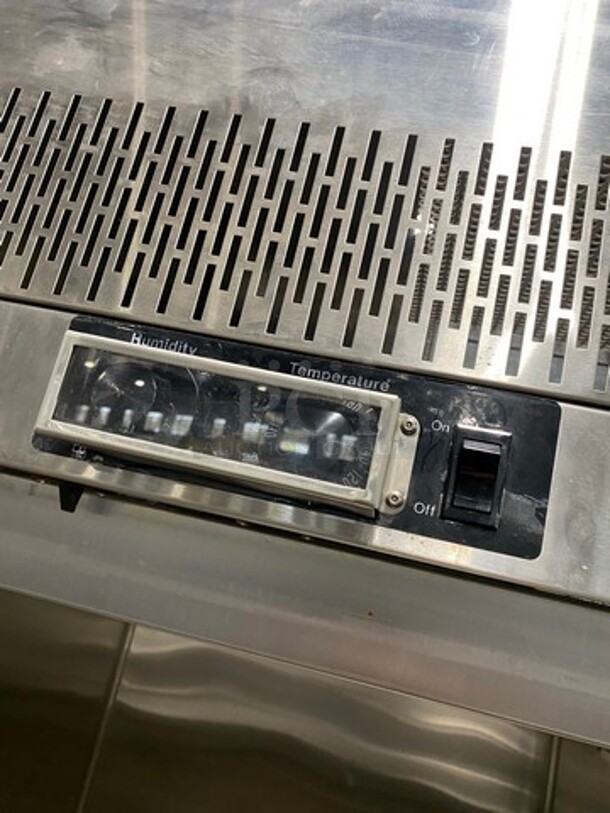 WOW! NEW! Hobart Commercial Electric Powered Single Door Roll In Rack Proofer/ Warmer Holder/ Hot Food Storage! Solid Stainless Steel! Model: QESADHL SN: 321068377 120/208V 60HZ 1 Phase - Image 8 of 10