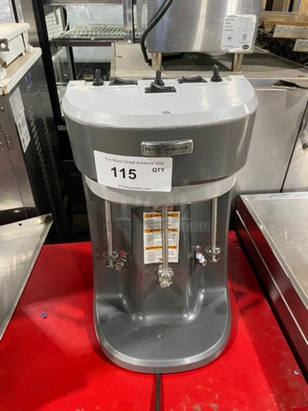 Hamilton Beach Commercial Countertop Professional 3 Spout Beverage/ Milkshake Mixer! Model: HMD400 SN: J4991L00289 120V - Image 1 of 8
