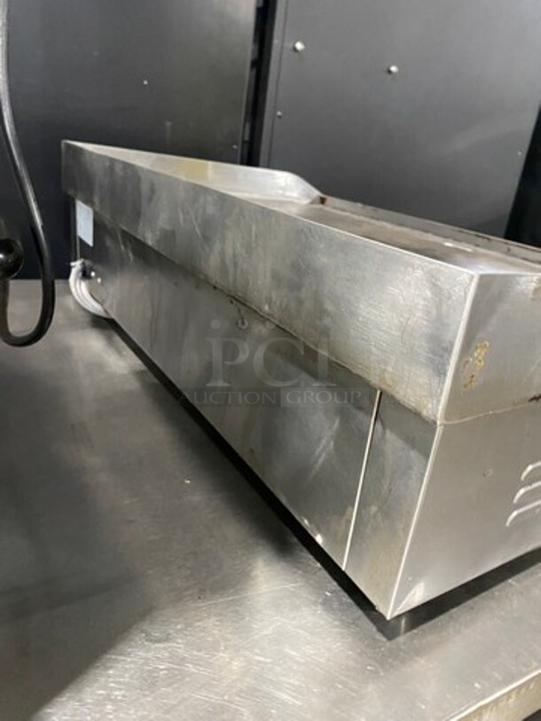 Vevor Commercial Countertop Flat And Grooved Griddle Combo! With Back And Side Splashes! All Stainless Steel! - Image 4 of 10