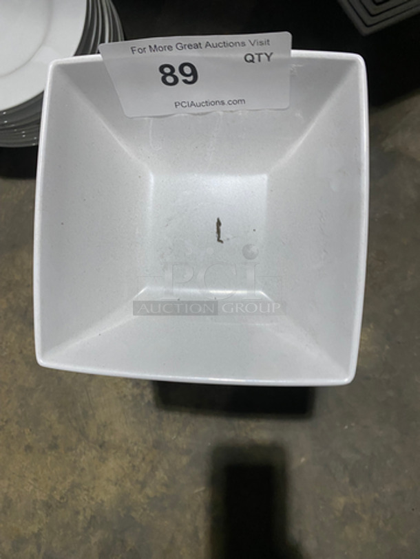 Thunder Group White Square Serving Plates! 14x Your Bid! - Image 2 of 5