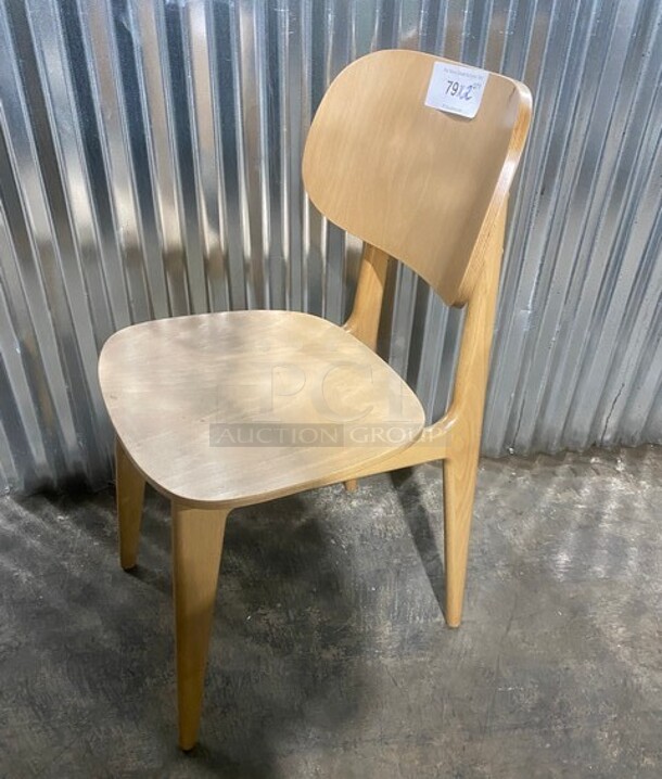 NEW! Stackable Ins Wind Backrest Restaurant Chair! 2x Your Bid! - Image 2 of 6