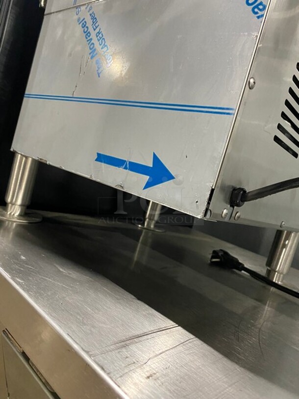 WOW! NEW! Silver King Commercial Countertop Refrigerated Milk Dispenser! Stainless Steel Body! On Legs! Model: SKMAJ1CAM3 SN: FMDP201168A 230V - Image 5 of 9