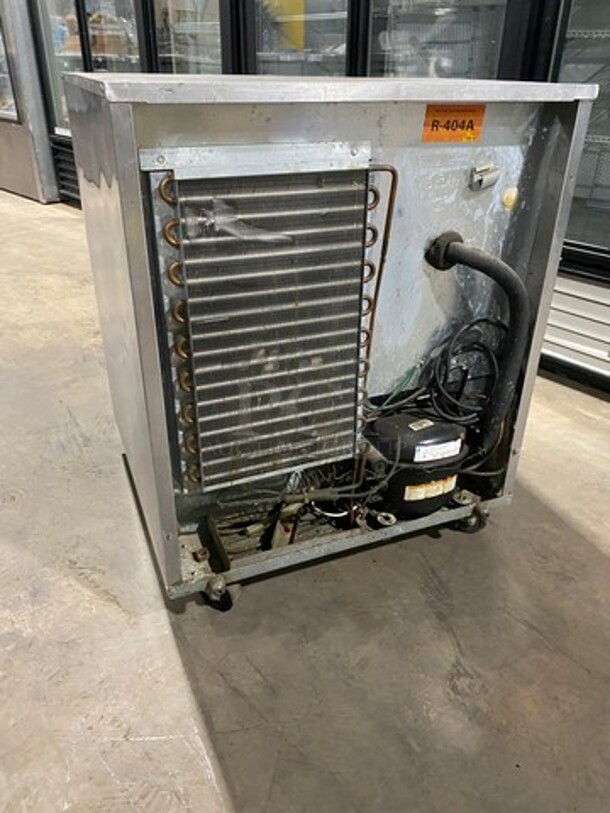 Delfield Enodis Commercial Single Door Lowboy/Worktop Cooler! All Stainless Steel! On Casters! Model: 407CADHL SN: 0507036102124T 115V 60HZ 1 Phase - Image 3 of 10