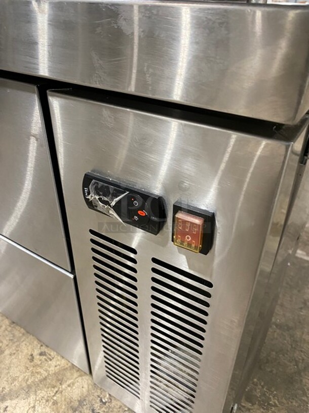 SWEET! Avantco Stainless Steel Commercial 2 Drawer Chef Base! On Commercial Casters! 115 Volts - Image 6 of 8