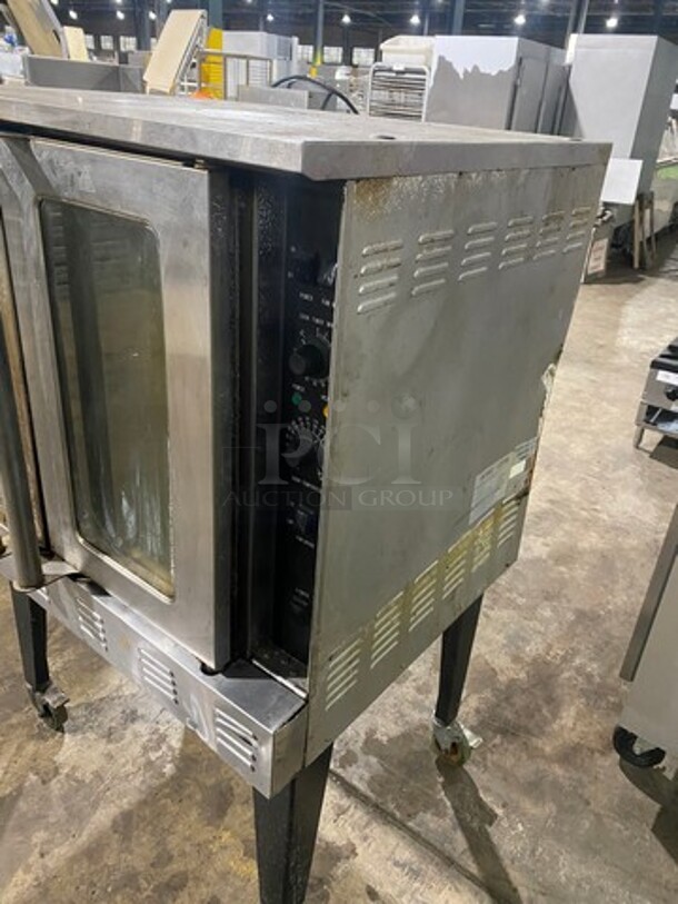 LATE MODEL! 2021 Serv Ware Commercial Natural Gas Powered Convection Oven! With View Through Doors! All Stainless Steel! On Legs with Casters! - Image 2 of 12