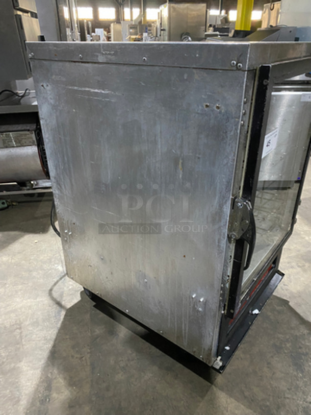 Carter Hoffmann Commercial Heated Holding Cabinet! Single View Through Door! Stainless Steel Body! On Casters! - Image 2 of 7