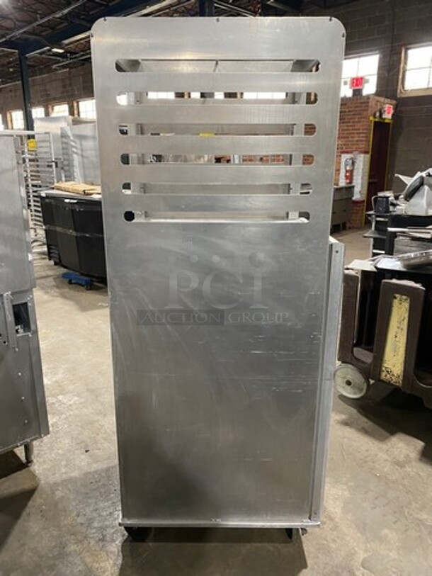 Lockwood Commercial Half Open Half Enclosed Pan Transport Rack! With View Through Door! On Casters! - Image 3 of 5