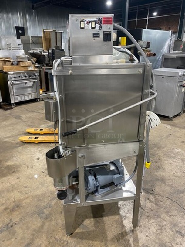 Ecolab Commercial Pass-Through Dishwasher Machine! All Stainless Steel! On Legs! - Image 2 of 9