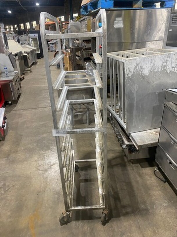 Metal Commercial Pan Transport Rack! On Casters! - Image 1 of 5