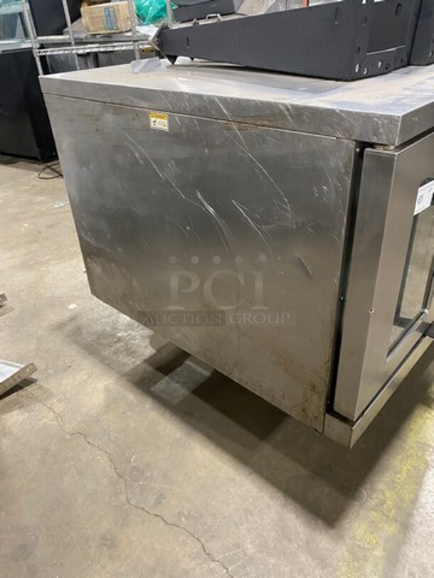 Bakers Pride Commercial Electric Powered Single Deck Convection Oven! With View Through Doors! Metal Oven Racks! All Stainless Steel! With Legs! Model: GDCO11E SN: 555361102003 208V 60HZ 1/3 Phase - Image 2 of 9