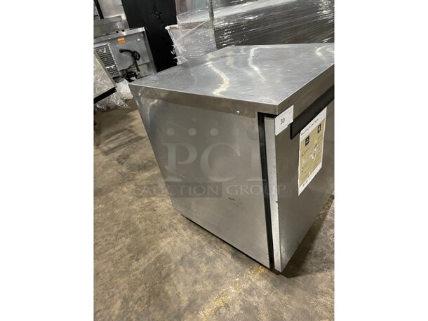 Delfield Enodis Commercial Single Door Lowboy/Worktop Cooler! All Stainless Steel! On Casters! MODEL:406-STAR2 SN:0510036100557-T 115V! - Image 2 of 7