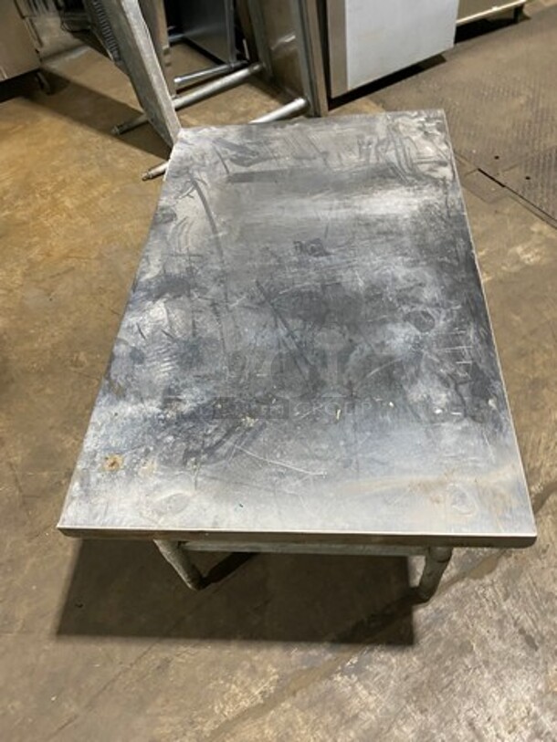 Aero Solid Stainless Steel Work Top/ Prep Table! With Storage Space Underneath! On Legs! - Image 5 of 7
