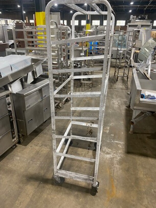 Channel Metal Commercial Pan Transport Rack! On Casters! - Image 2 of 6