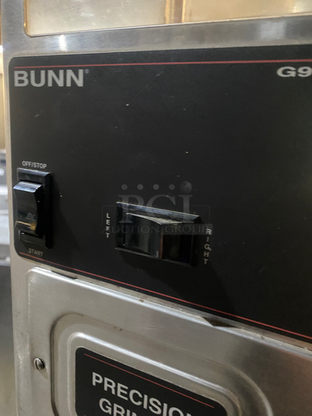 Bunn Commercial Countertop Precision Grinder! Stainless Steel Body! G9 SERIES Model: G92THD SN: G900071911 120V 60HZ 1 Phase - Image 7 of 9