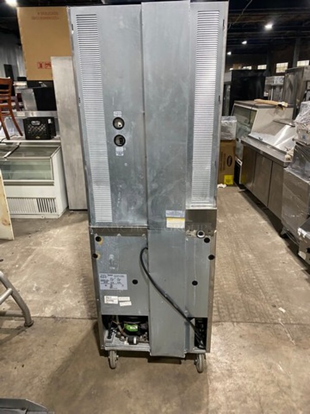 AMAZING! Manitowoc Multiplex Smoothie Workstation! On Single Door Undercounter Cooler! With Poly Bins! All Stainless Steel! On Casters! Model: MB81 SN: 1701150000857 115V 60HZ 1 Phase - Image 3 of 11