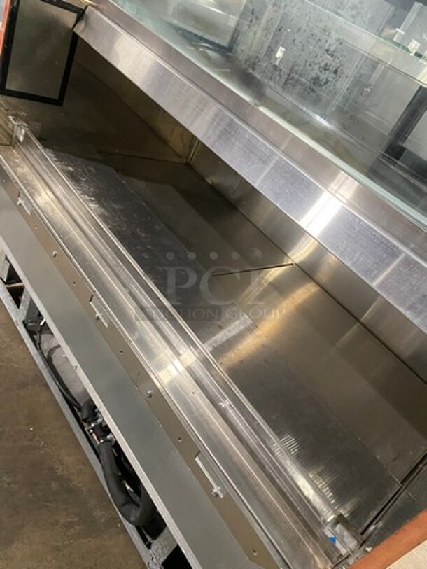 Structural Concepts Commercial Open Grab-N-Go Display Case Merchandiser! With Top Refrigerated Display Case Merchandiser! With Rear Access Doors! Model: NR4851RRSSV SN: 1316072HV338549 120V 60HZ 1 Phase - Image 7 of 9