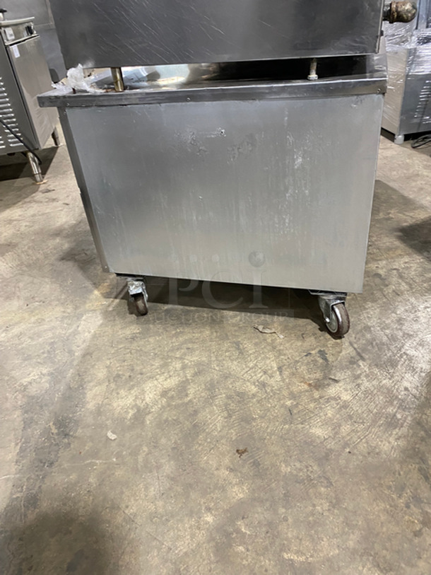 Leader Commercial 2 Drawer Chef Base/Equipment Stand! All Stainless Steel! On Casters! Model: LB48S/C 115V 60HZ 1 Phase - Image 2 of 8