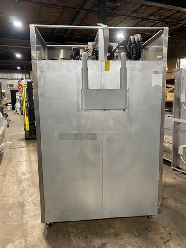 2015 Atosa Commercial 2 Door Reach In Freezer! With Poly Coated Racks! All Stainless Steel! On Casters! Model: MBF8002 SN: MBF8002150603C4039 115V 60HZ 1 Phase - Image 2 of 10